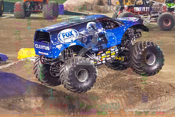 2014-01-11 MONSTER JAM® @ Anaheim Angel Stadium
