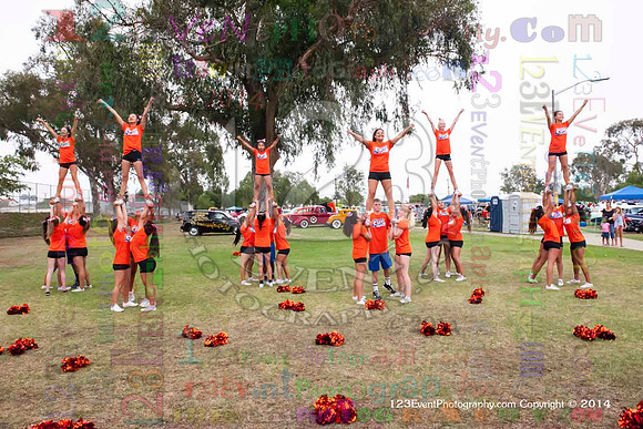 2014 Clairemont High Cheer Squad at Clairemont Family Day