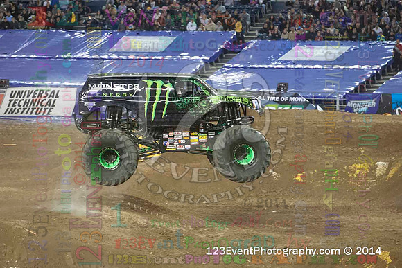 2014-01-18 MONSTER JAM® @ Qualcomm Stadium