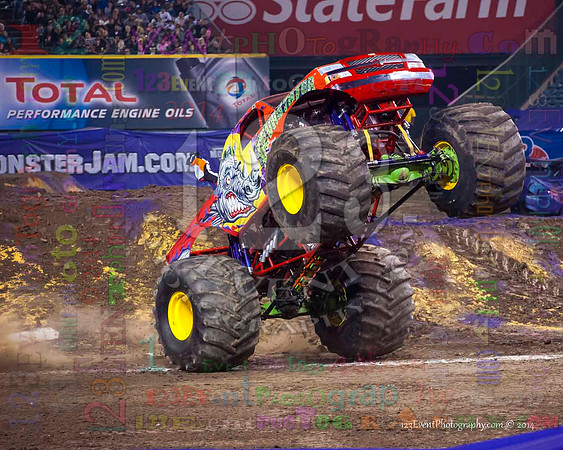 2014-01-11 MONSTER JAM® @ Anaheim Angel Stadium