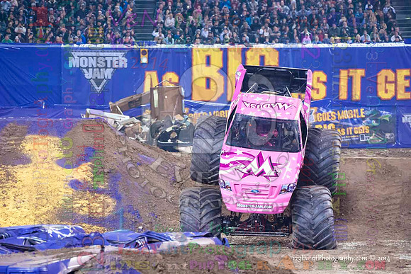 2014-01-11 MONSTER JAM® @ Anaheim Angel Stadium