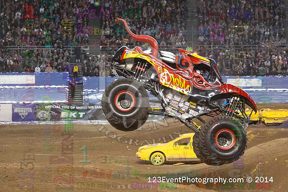 2014-01-18 MONSTER JAM® @ Qualcomm Stadium