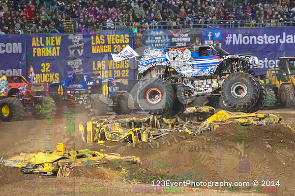 2014-01-18 MONSTER JAM® @ Qualcomm Stadium