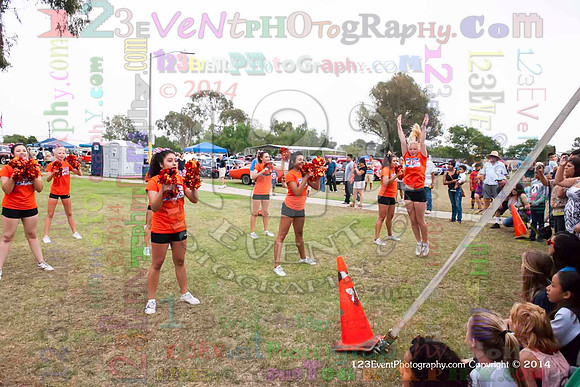 2014 Clairemont High Cheer Squad at Clairemont Family Day