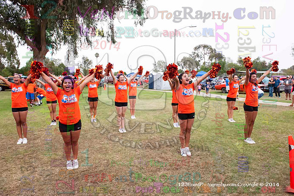 2014 Clairemont High Cheer Squad at Clairemont Family Day