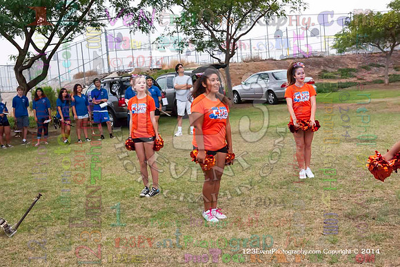 2014 Clairemont High Cheer Squad at Clairemont Family Day