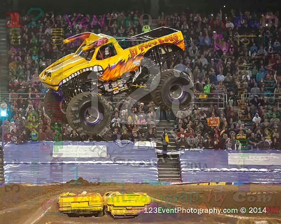 2014-01-18 MONSTER JAM® @ Qualcomm Stadium