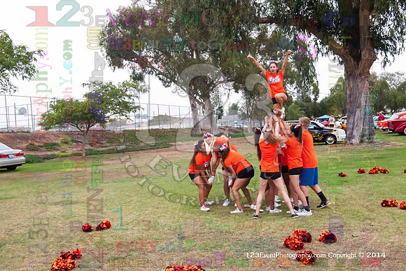 2014 Clairemont High Cheer Squad at Clairemont Family Day