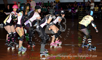 San Diego Starlettes vs. Tucson                                               Roller Derby Bout 2-5-11