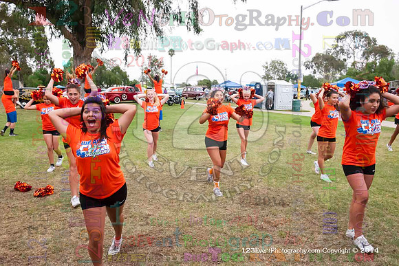 2014 Clairemont High Cheer Squad at Clairemont Family Day