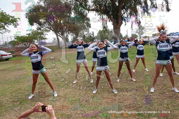 2014 Madison High Cheer Squad at Clairemont Family Day