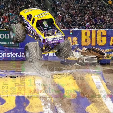2014-01-25 MONSTER JAM® @ Anaheim #2 Angel Stadium