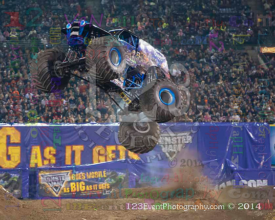 2014-02-08 MONSTER JAM® @ Anaheim #3 Angel Stadium