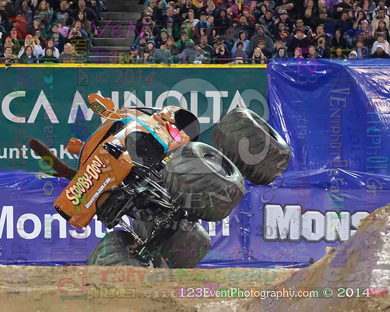 2014-02-08 MONSTER JAM® @ Anaheim #3 Angel Stadium