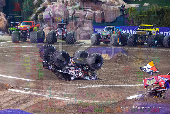 2014-01-11 MONSTER JAM® @ Anaheim Angel Stadium