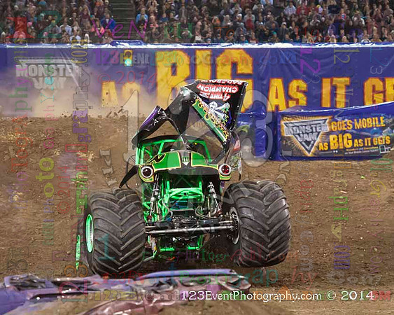 2014-02-08 MONSTER JAM® @ Anaheim #3 Angel Stadium