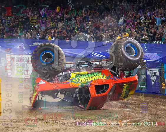 2014-02-08 MONSTER JAM® @ Anaheim #3 Angel Stadium
