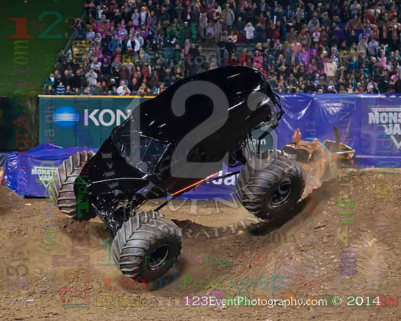 2014-02-08 MONSTER JAM® @ Anaheim #3 Angel Stadium