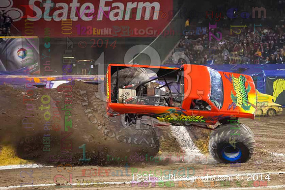 2014-02-08 MONSTER JAM® @ Anaheim #3 Angel Stadium