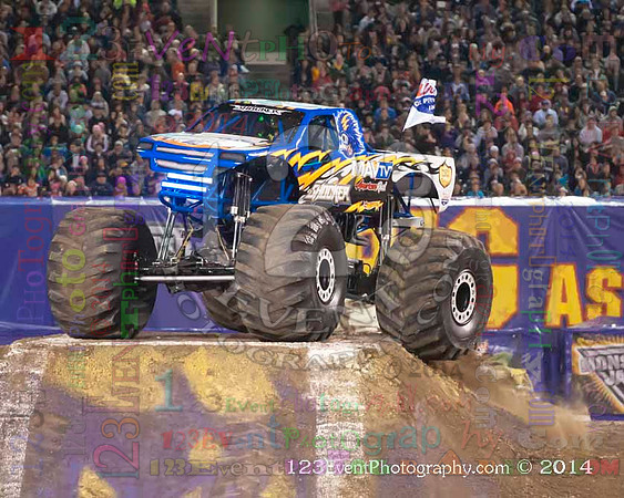 2014-02-08 MONSTER JAM® @ Anaheim #3 Angel Stadium