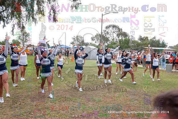 2014 Madison High Cheer Squad at Clairemont Family Day