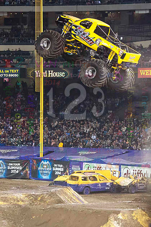 2014-01-25 MONSTER JAM® @ Anaheim #2 Angel Stadium