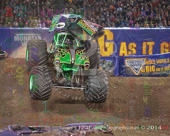 2014-02-08 MONSTER JAM® @ Anaheim #3 Angel Stadium