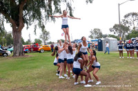 2014 Madison High Cheer Squad at Clairemont Family Day