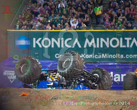 2014-02-08 MONSTER JAM® @ Anaheim #3 Angel Stadium