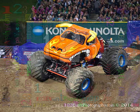 2014-02-08 MONSTER JAM® @ Anaheim #3 Angel Stadium