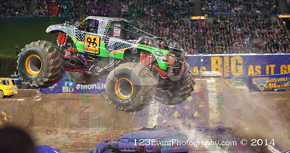2014-02-08 MONSTER JAM® @ Anaheim #3 Angel Stadium