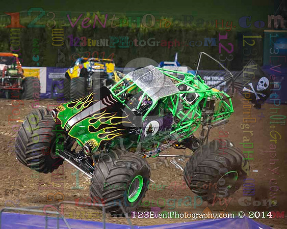 2014-02-08 MONSTER JAM® @ Anaheim #3 Angel Stadium