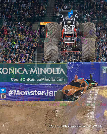 2014-02-08 MONSTER JAM® @ Anaheim #3 Angel Stadium
