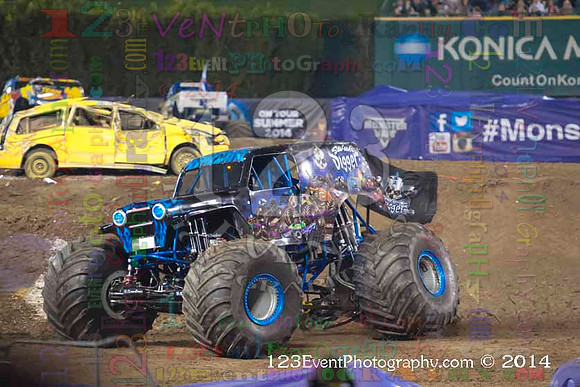 2014-02-08 MONSTER JAM® @ Anaheim #3 Angel Stadium