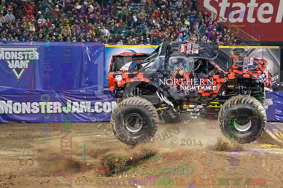 2014-01-25 MONSTER JAM® @ Anaheim #2 Angel Stadium