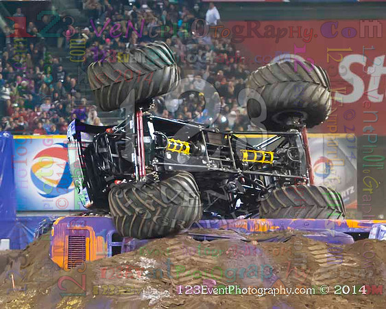 2014-02-08 MONSTER JAM® @ Anaheim #3 Angel Stadium