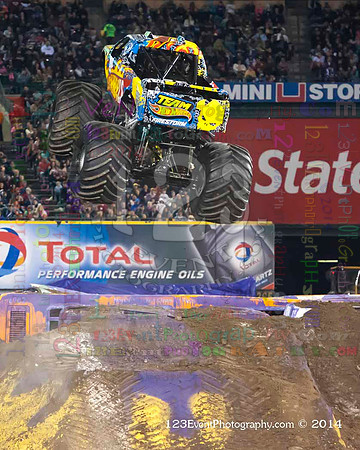 2014-02-08 MONSTER JAM® @ Anaheim #3 Angel Stadium