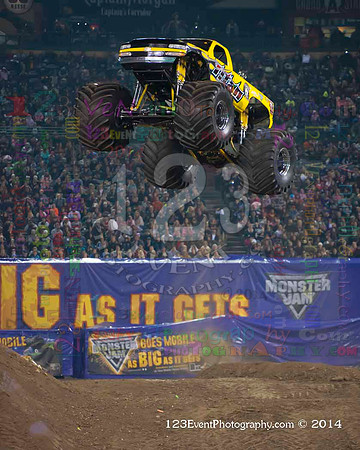 2014-02-08 MONSTER JAM® @ Anaheim #3 Angel Stadium