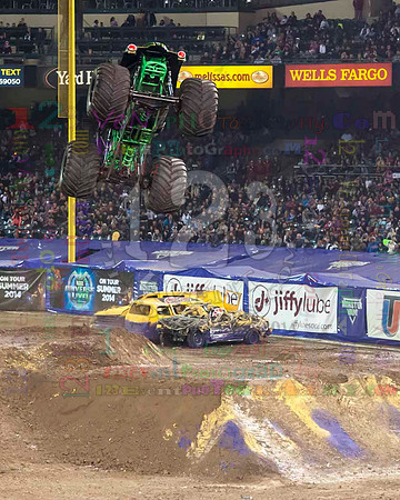2014-01-25 MONSTER JAM® @ Anaheim #2 Angel Stadium