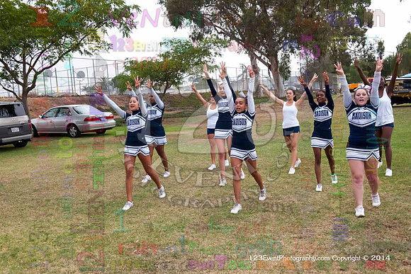 2014 Madison High Cheer Squad at Clairemont Family Day