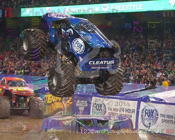 2014-02-08 MONSTER JAM® @ Anaheim #3 Angel Stadium
