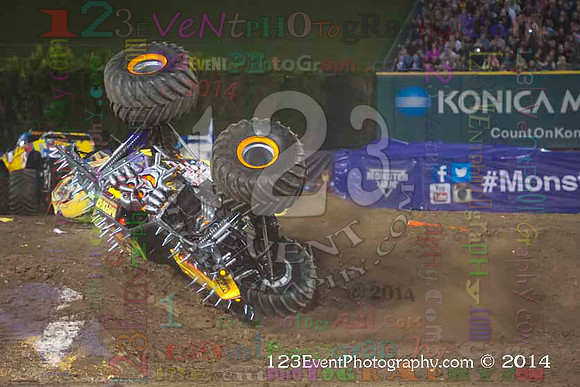 2014-02-08 MONSTER JAM® @ Anaheim #3 Angel Stadium