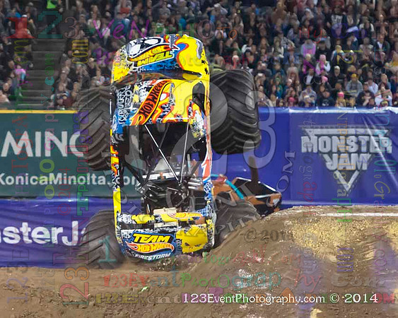 2014-02-08 MONSTER JAM® @ Anaheim #3 Angel Stadium