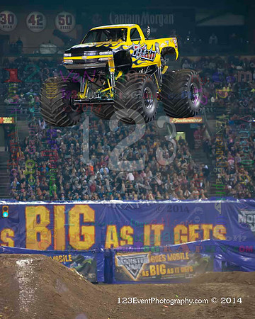 2014-02-08 MONSTER JAM® @ Anaheim #3 Angel Stadium