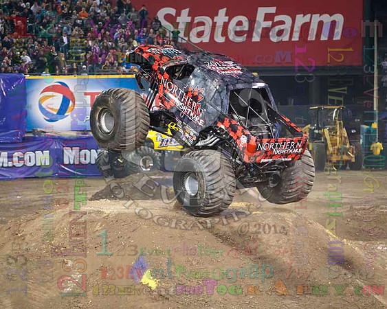 2014-01-25 MONSTER JAM® @ Anaheim #2 Angel Stadium