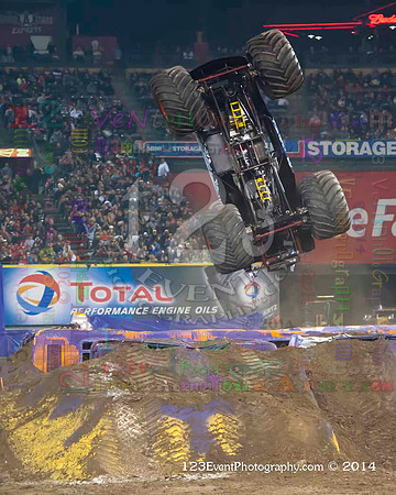 2014-02-08 MONSTER JAM® @ Anaheim #3 Angel Stadium