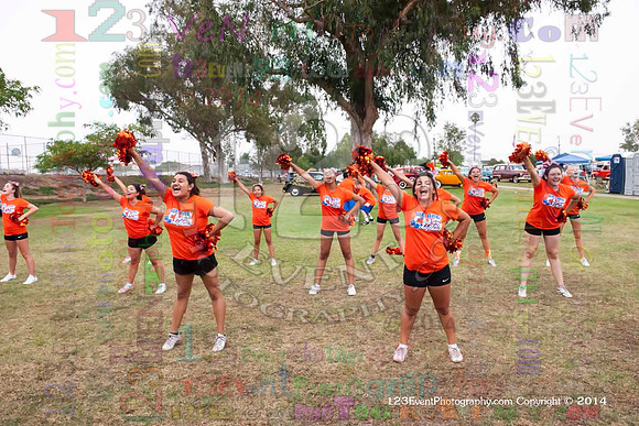 2014 Clairemont High Cheer Squad at Clairemont Family Day