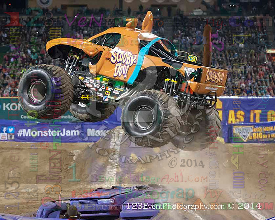 2014-02-08 MONSTER JAM® @ Anaheim #3 Angel Stadium