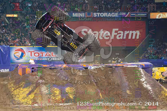 2014-02-08 MONSTER JAM® @ Anaheim #3 Angel Stadium