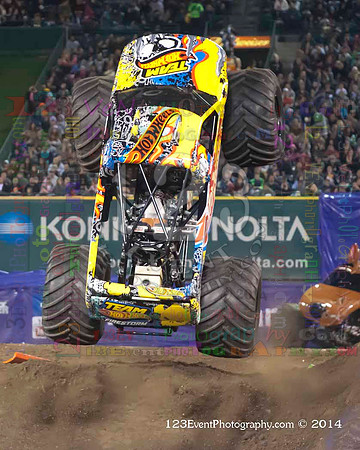 2014-02-08 MONSTER JAM® @ Anaheim #3 Angel Stadium